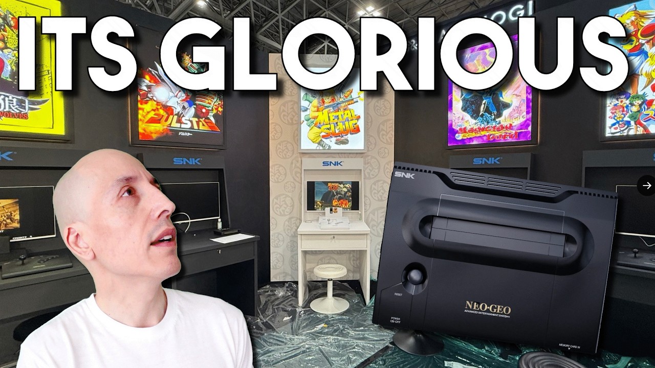 Neo Geo AES+ Surowe nagranie z Tokyo Game Show 2026