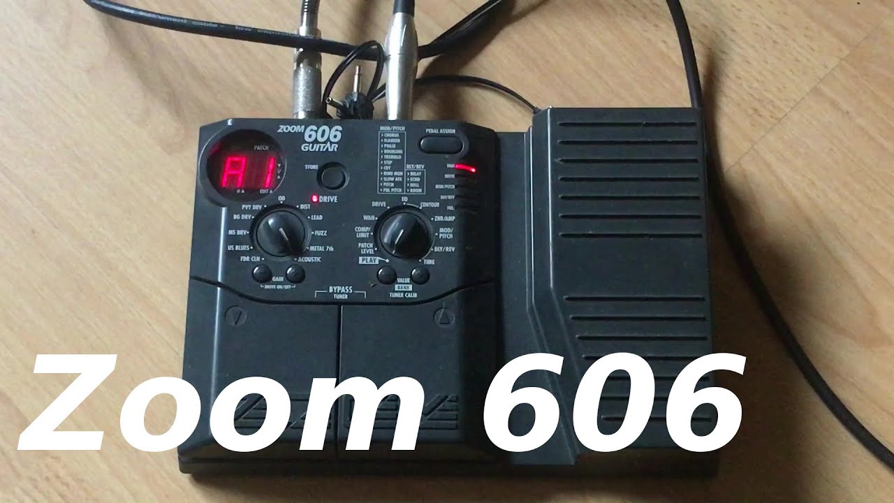 Zoom 606 clean sound demo