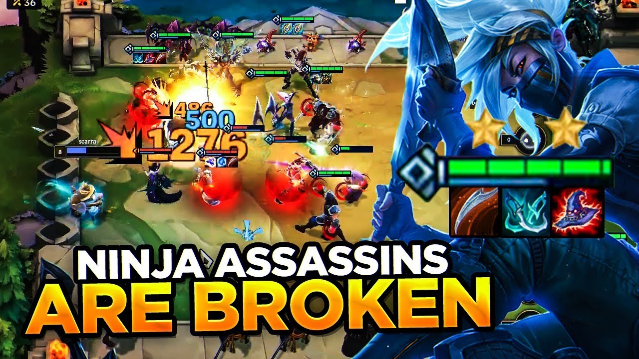 NINJA ASSASSINS ARE BROKEN! | Teamfight Tactics