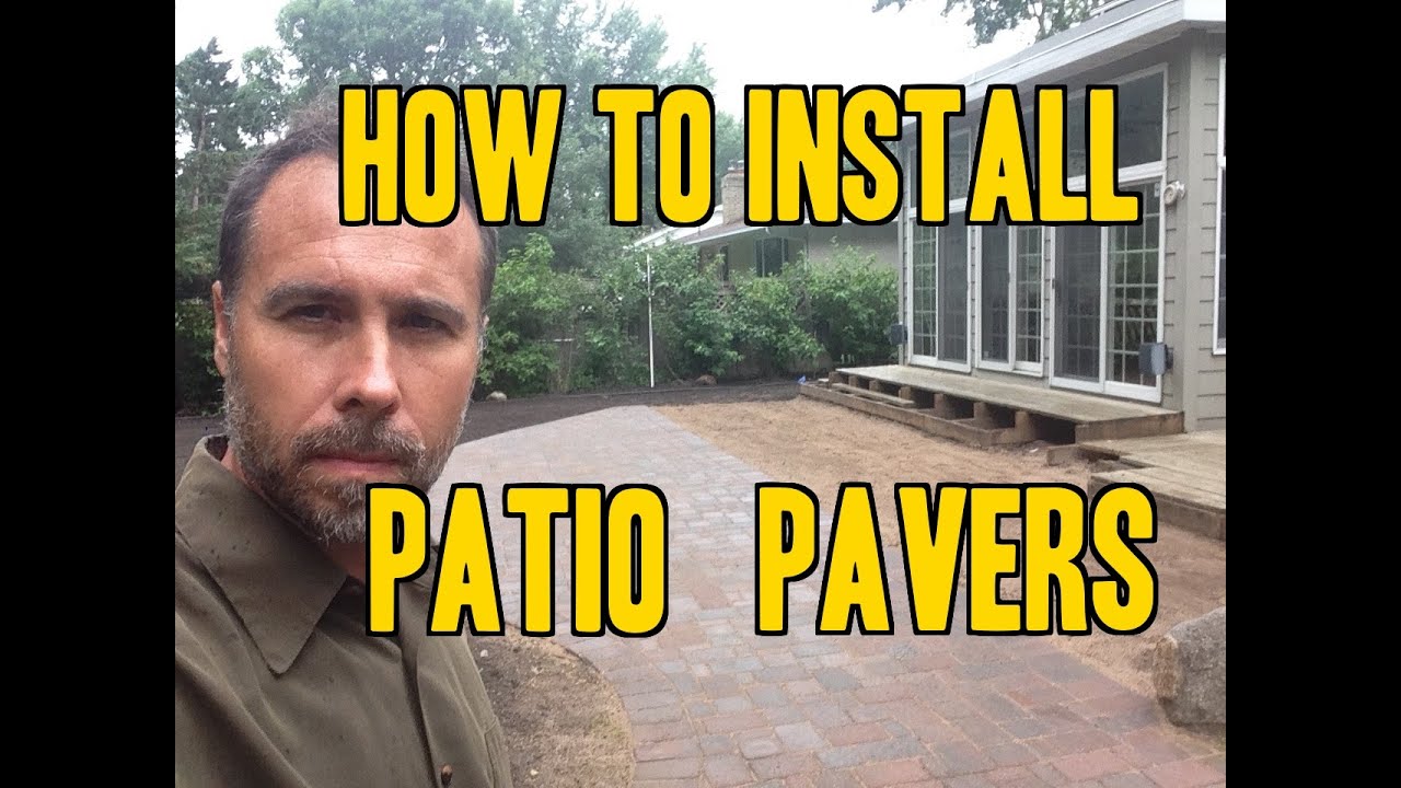 How to Install Paver Patios, Walks and Driveways
