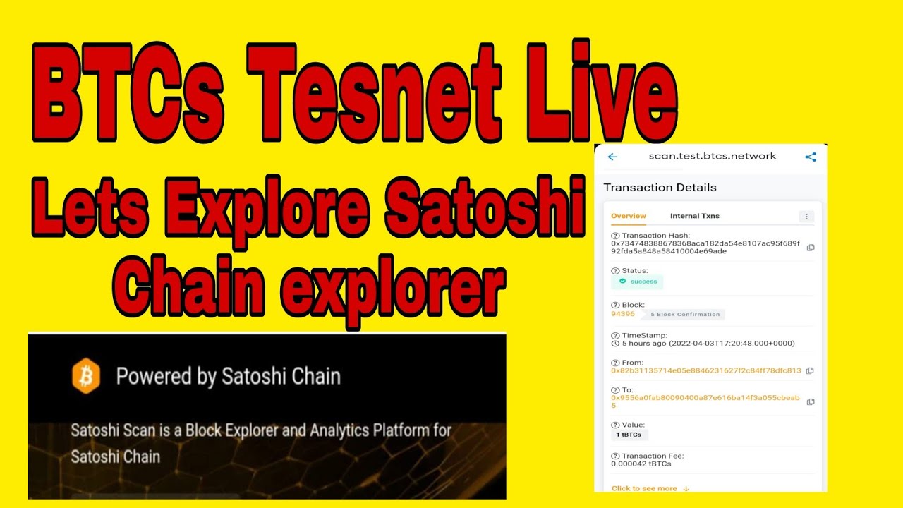 BTCs Testnet Review | Btcs new update