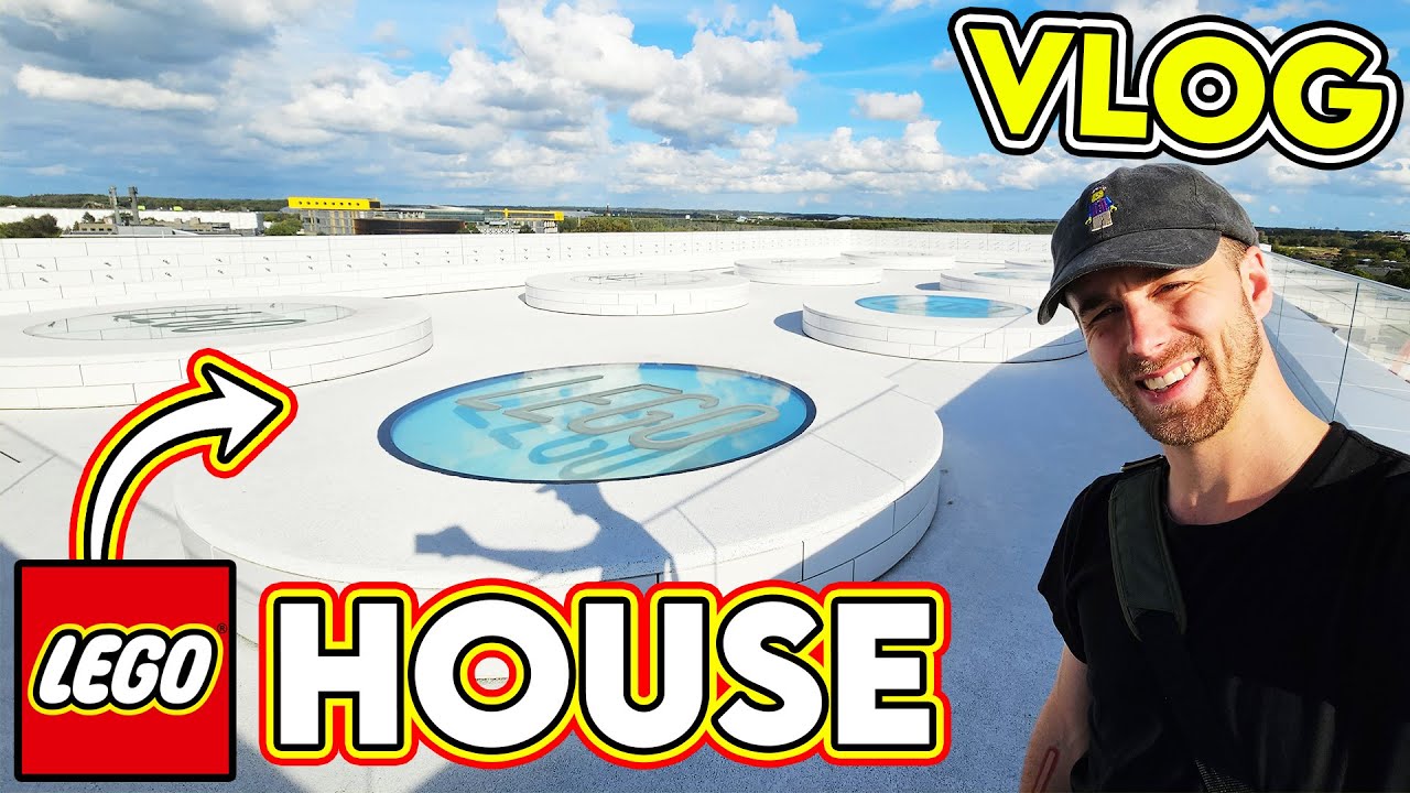 ON TOP OF THE LEGO HOUSE in Billund Denmark! VLOG