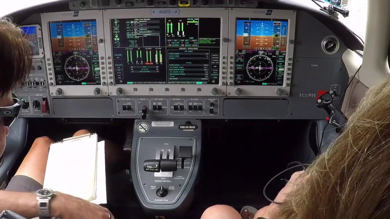 Eclipse 500 flight from Naples to Orlando