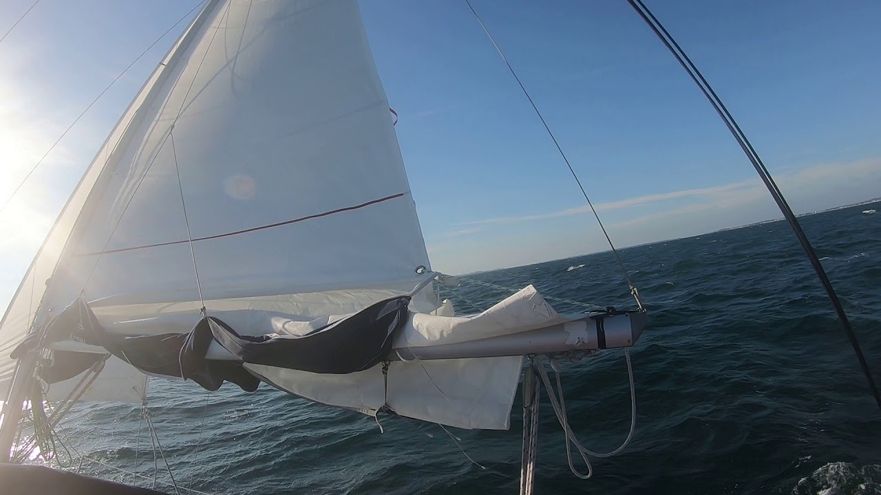 Navigation en solitaire - Course folle en baie de Quiberon