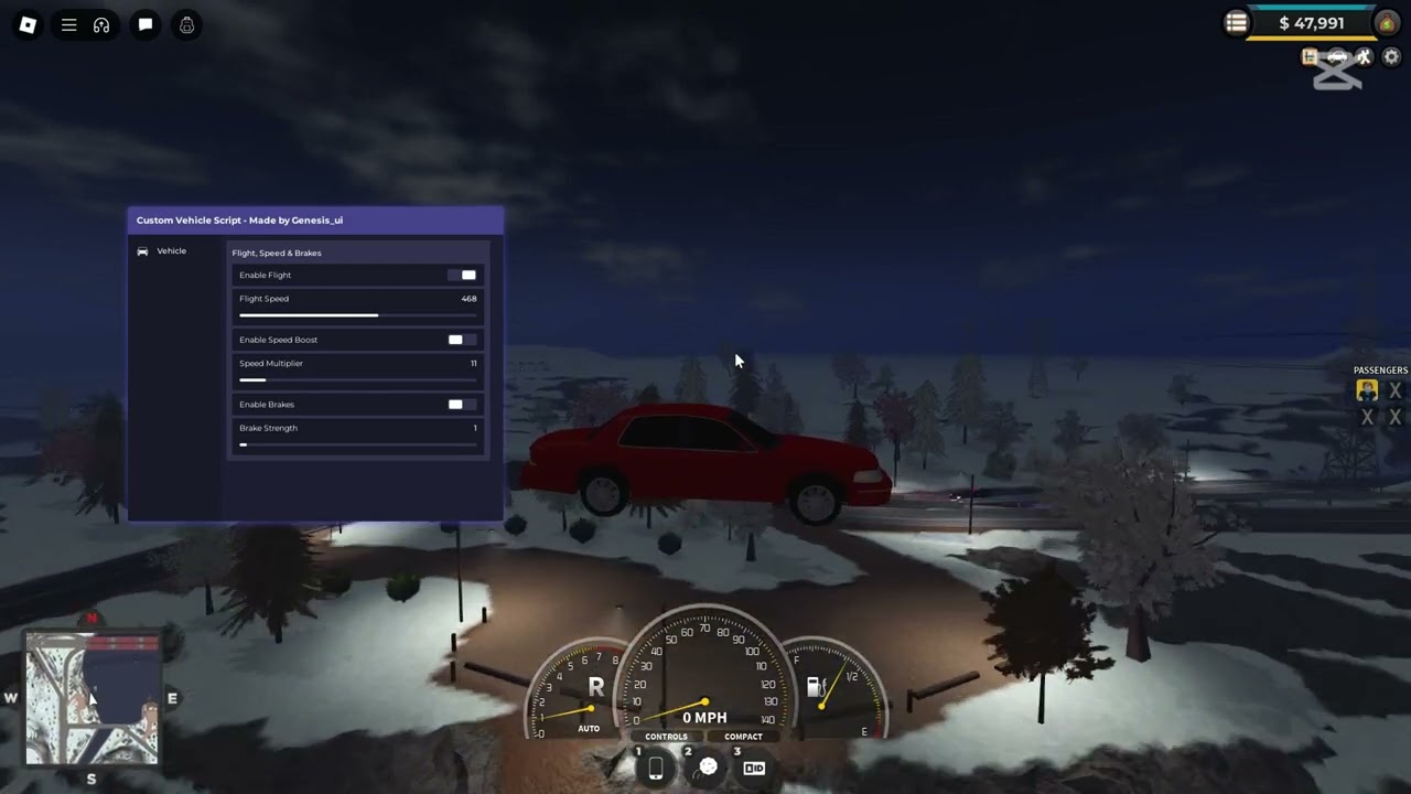 ERLC Car speed/flight Script