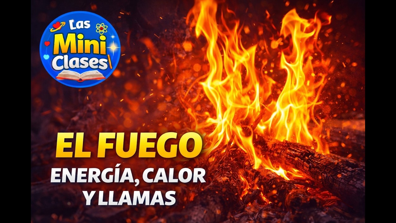 El fuego: energía, calor y llamas | Explicación sencilla