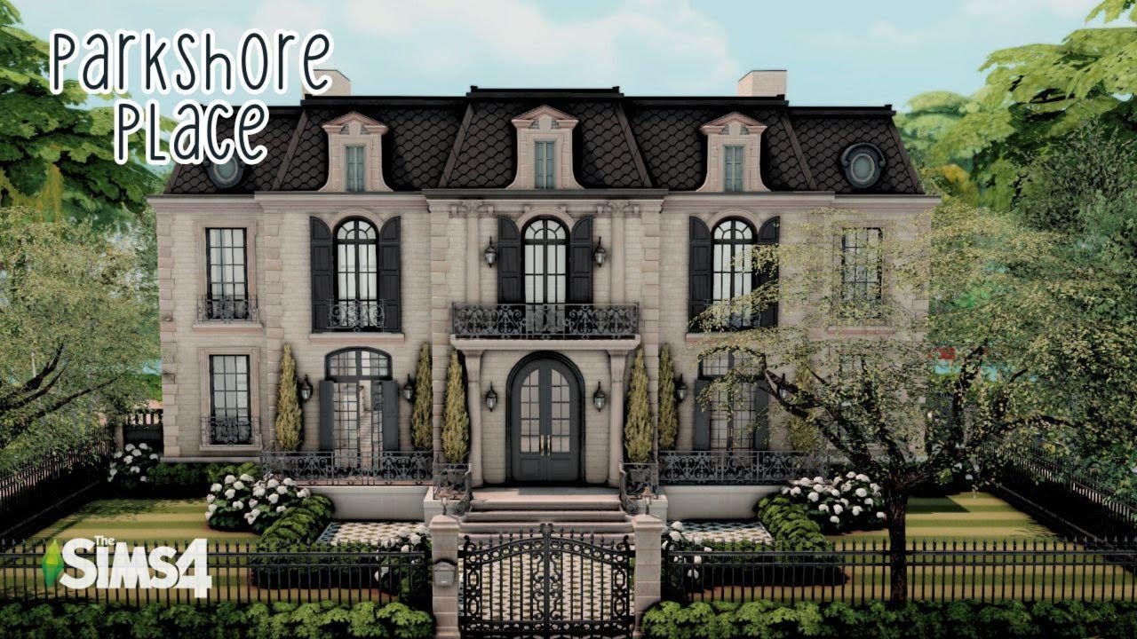 Parkshore Place // The Sims 4 Speed Build with CC