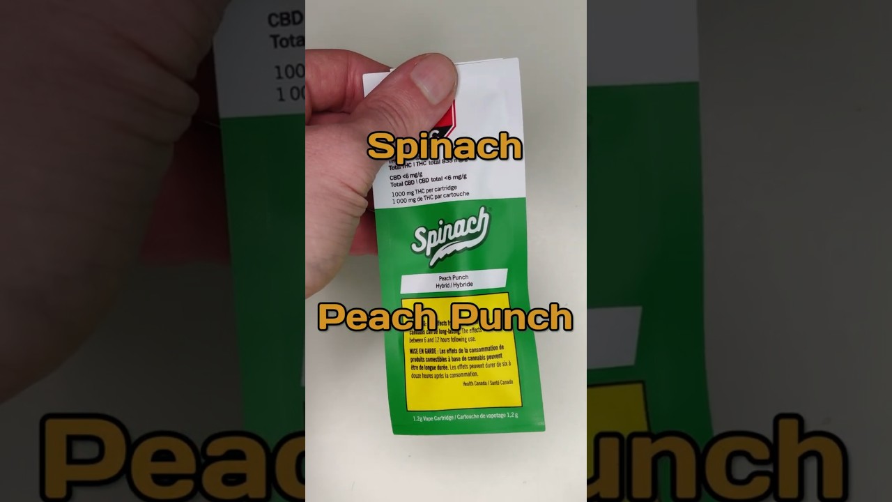 Spinach Peach Punch Liquid Diamonds Sativa 510 vape | #diamonds #peach #unboxing