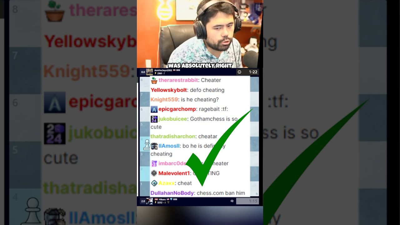 Hikaru Tilts A Cheater🤯😱