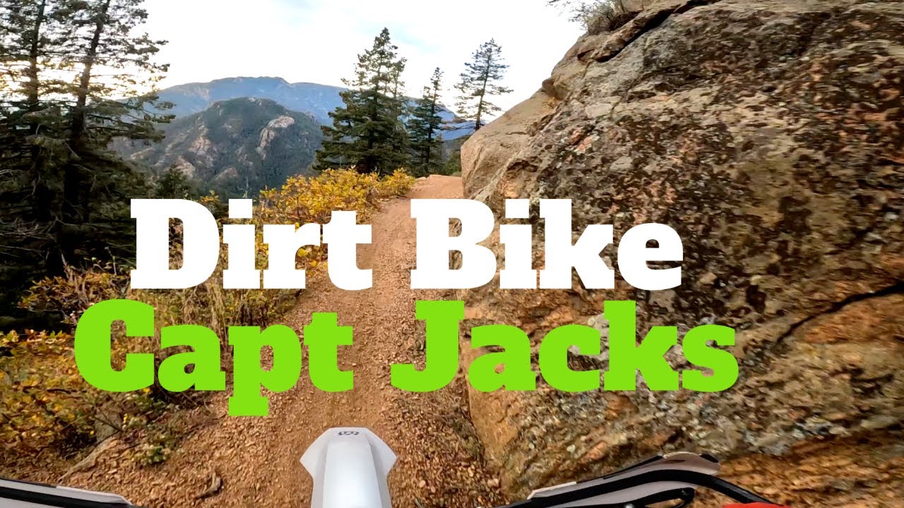 Capt JACK October SOLO Dirt Bike Ride - Colorado Springs TRAILS for Dirt Bikes - FAMOUS TRAILS