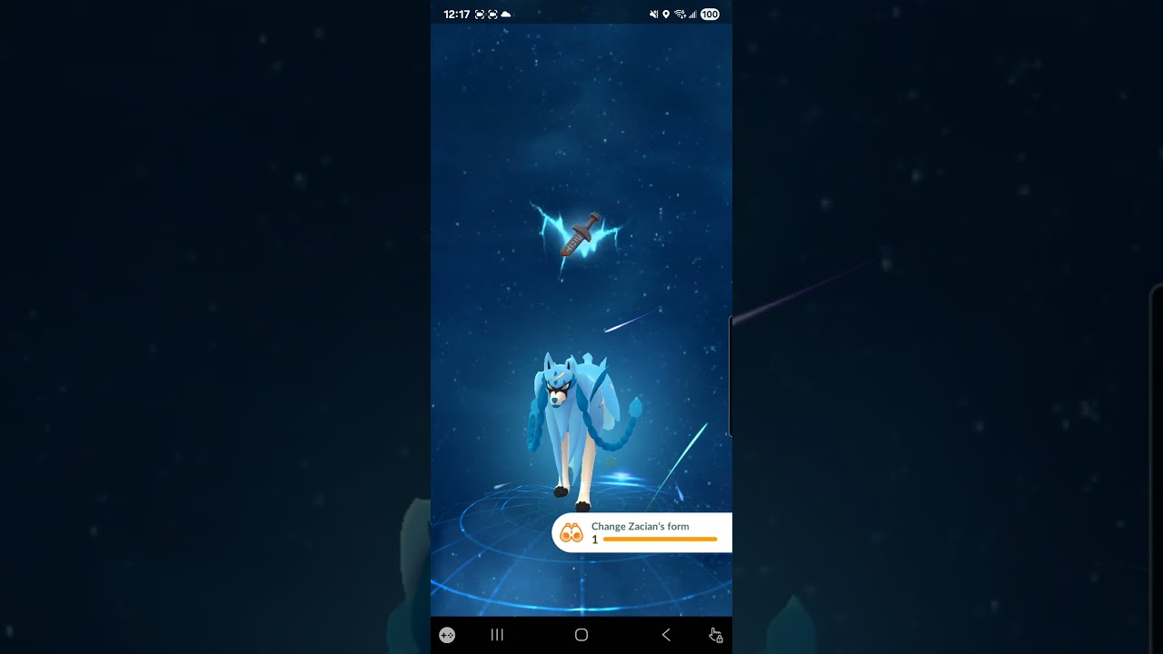 Zacian Hero of Many Battles to Crowned Sword Zacian #Pok&eacute;monGo