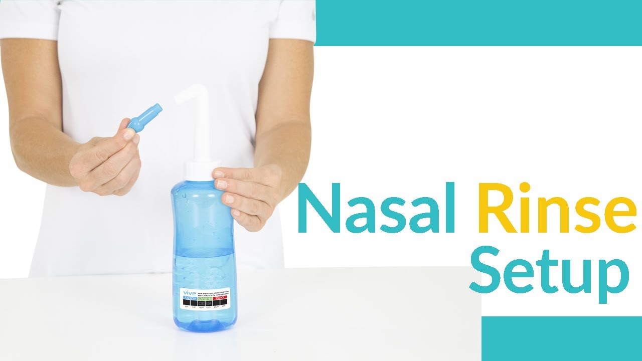 How to Setup the Nasal Rinse Irrigator - LVA2042