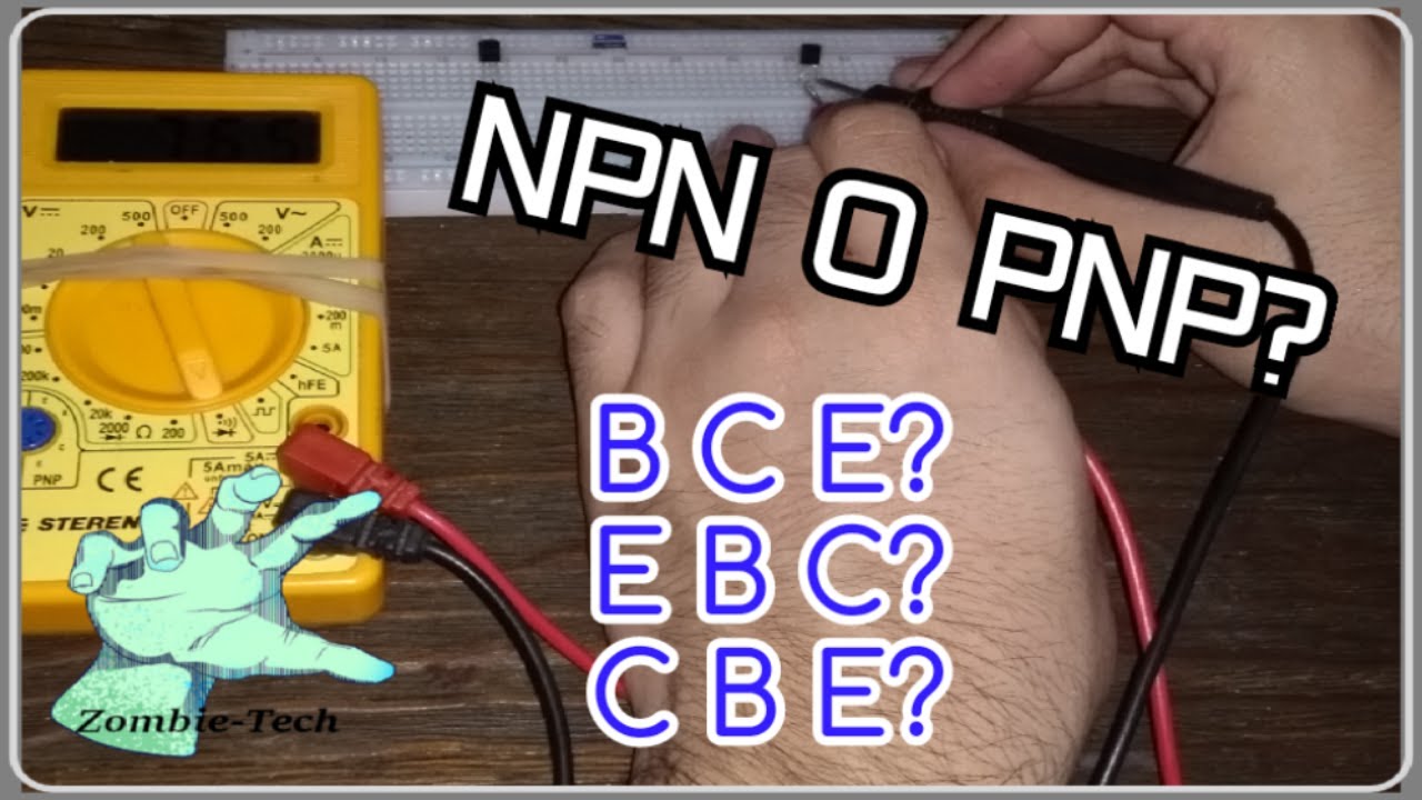 Como probar si un transistor es PNP o NPN + Circuitos de Pruebas||Electrónica Básica