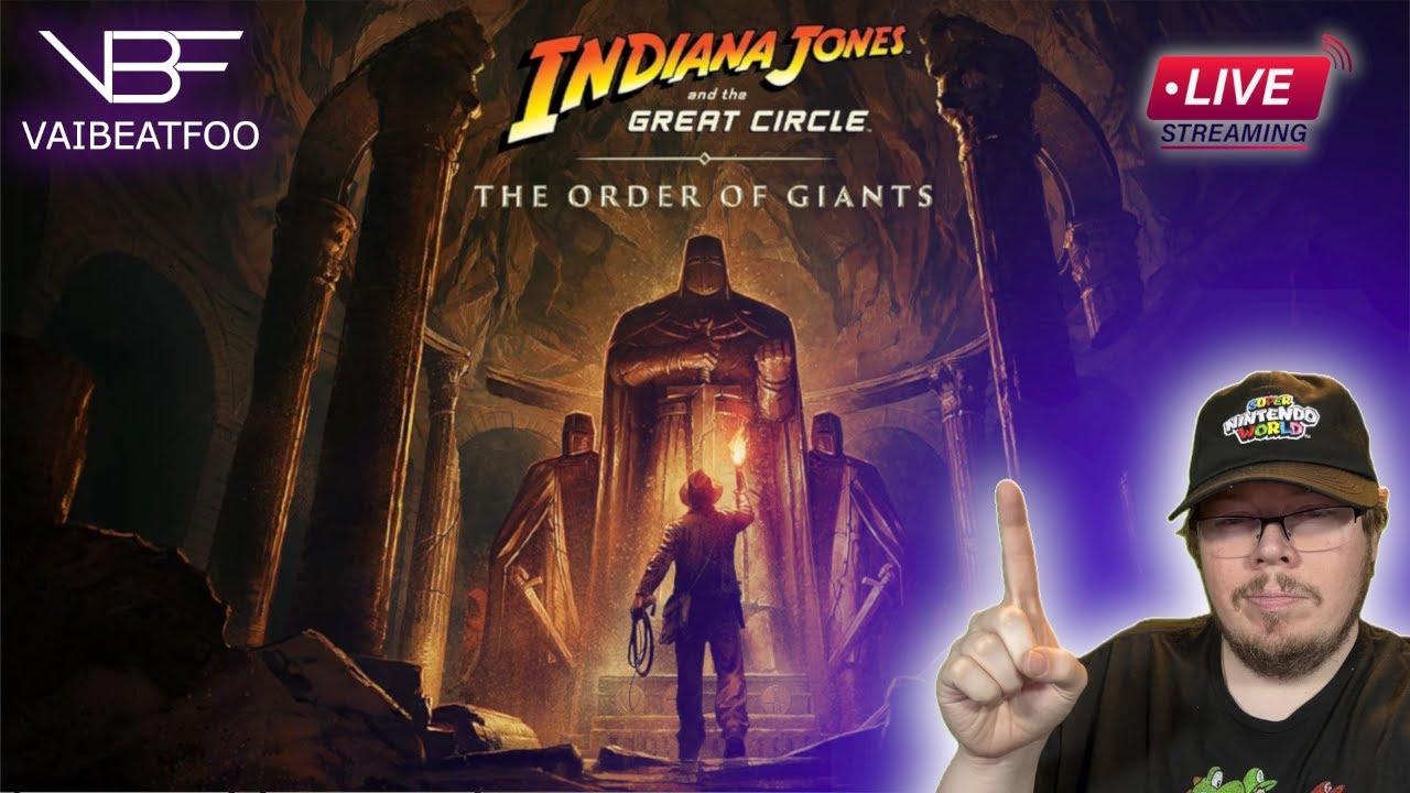 First Time Playing Indiana Jones The Order of Giants DLC! FULL PLAYTHROUGH!