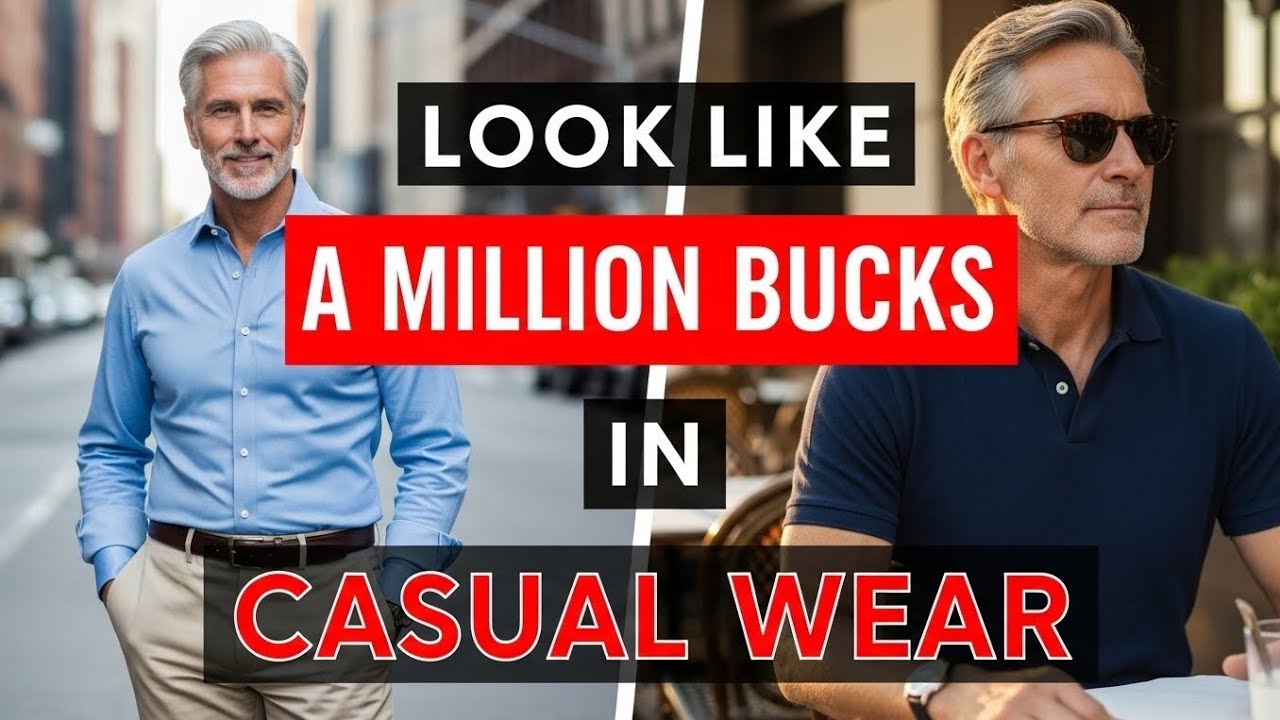 12 CASUAL Items Every Man Over 40 Needs to Look WEALTHY