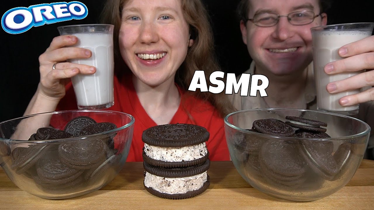 ASMR OREO CEREAL & ICE CREAM MUKBANG (No Talking) EATING SOUNDS