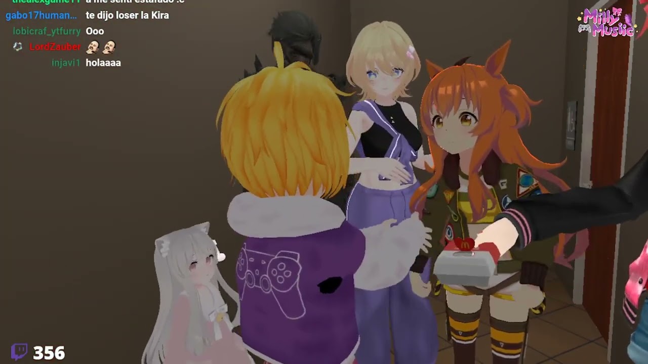KIRA SE ENOJA CON MILLYO