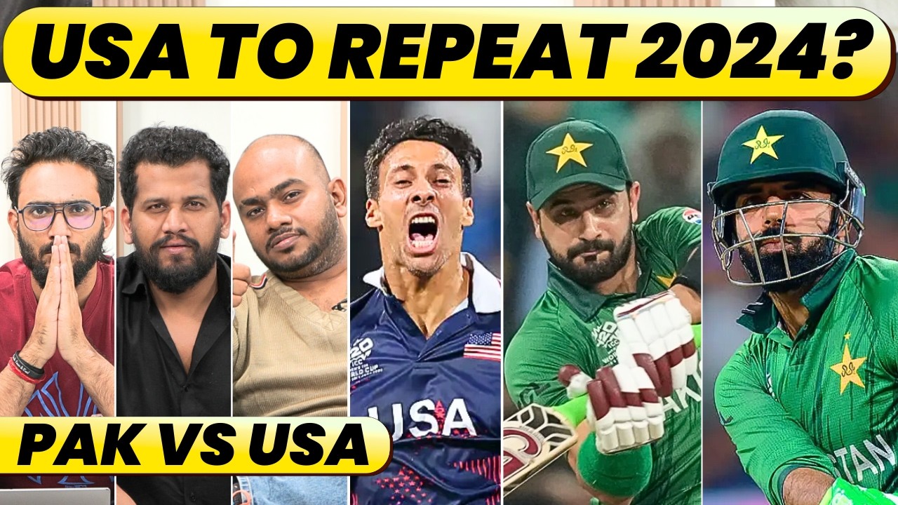 🔴PAKISTAN V USA: SAHIBZADA'S START & SHADAB'S FINISH TAKE PAKISTAN TO 190+, USA READY FOR CHASE