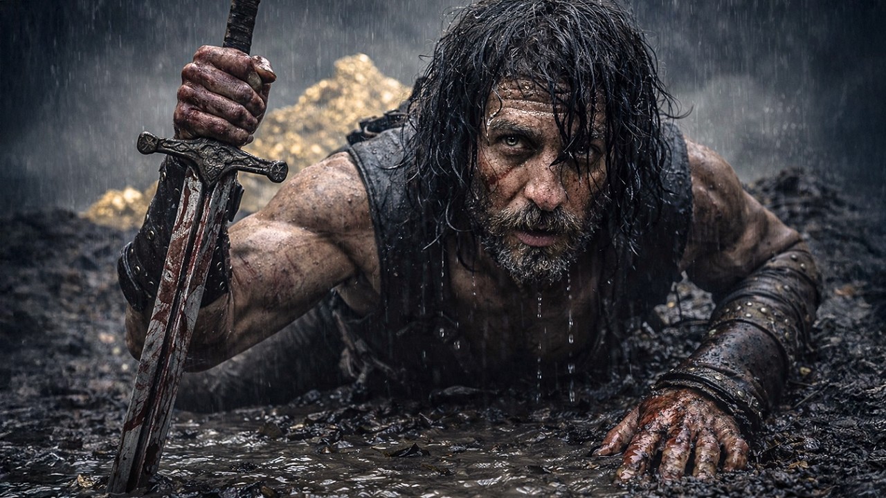 40 راجل وست بيطاردو مدينة ذهبية في الغابات. ميعرفوش أن الملك غدر بيهم وبعت فريق تاني يخلص عليهم ملخص