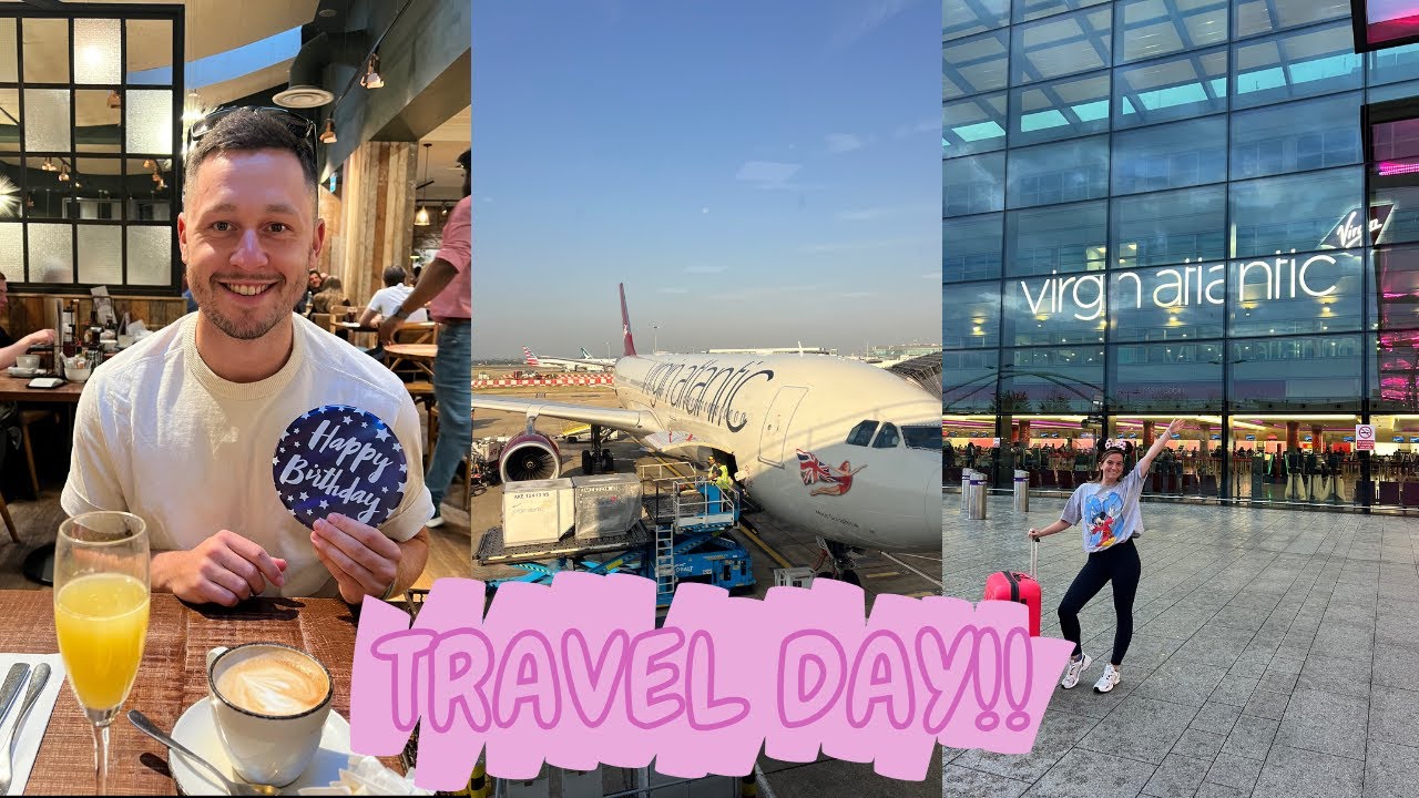 WALT DISNEY WORLD TRAVEL DAY! ✈️🐭✨ Virgin Atlantic & All Star Sports!