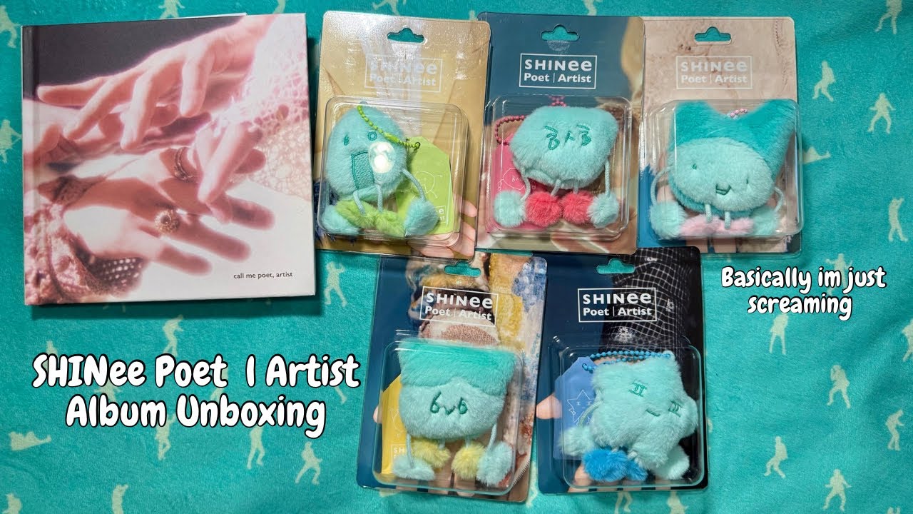 I’M SCREAMING!! SHINEE POET ARTIST  ALBUMS UNBOXING~ Photobook and all fluffy versions