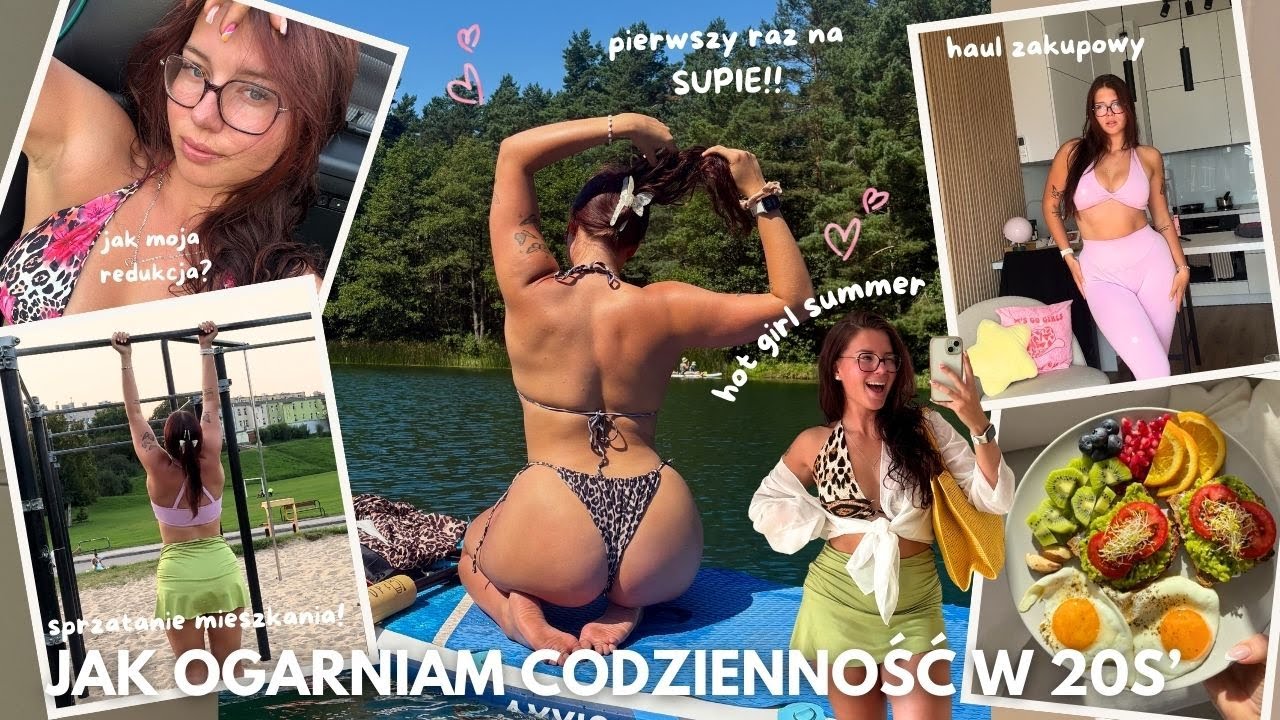 HOT GIRL SUMMER!!🐷 ✨grwm na gorące dni, supy, moja redu, ogarniamy mieszkanie i więcej✨