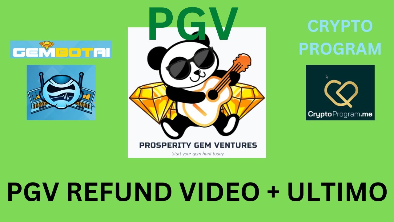PGV LAST REFUND VIDEO + ULTIMO CARD UPDATE