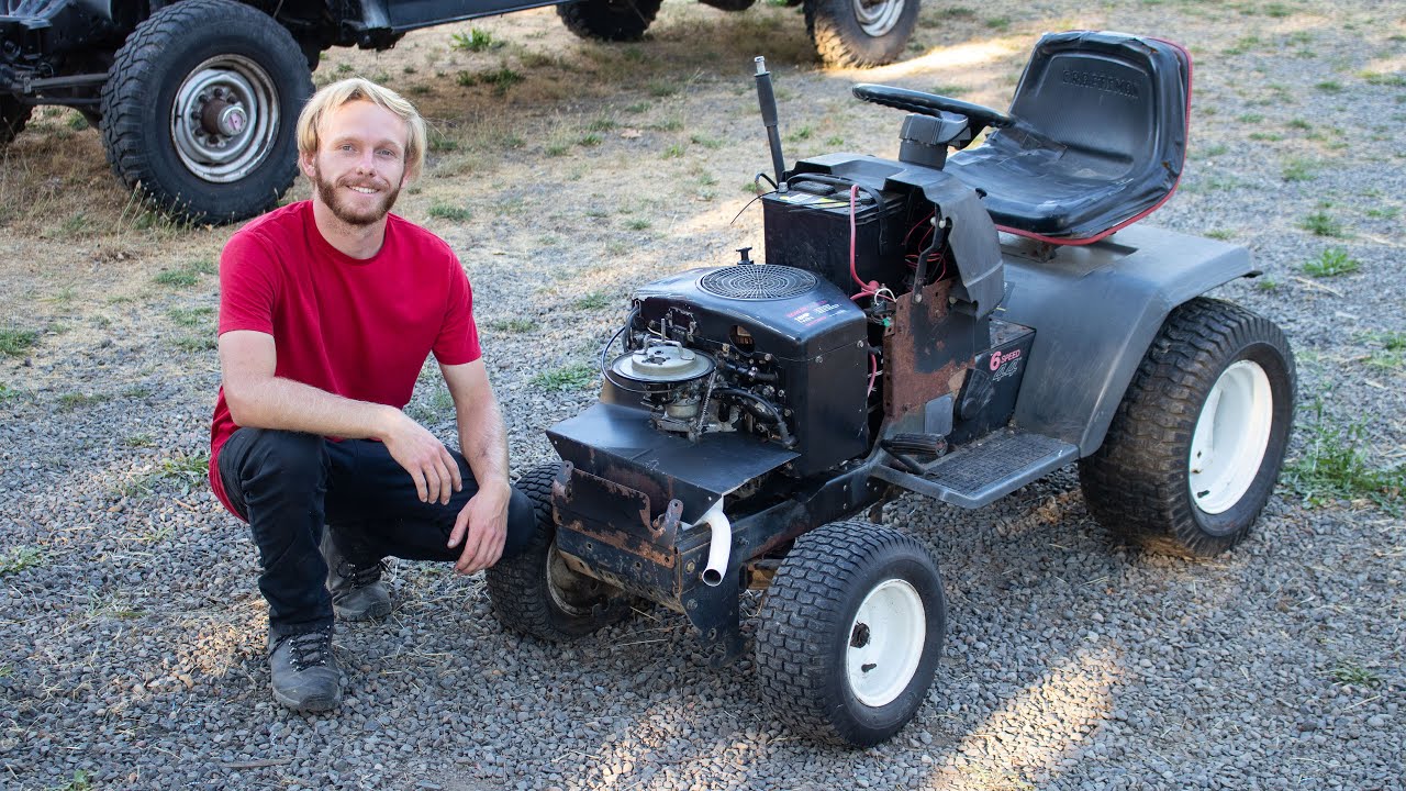 Fixing the Kolher 18HP Engine in the Free Forgotten Craftsman GT6000 Garden Tractor Mower