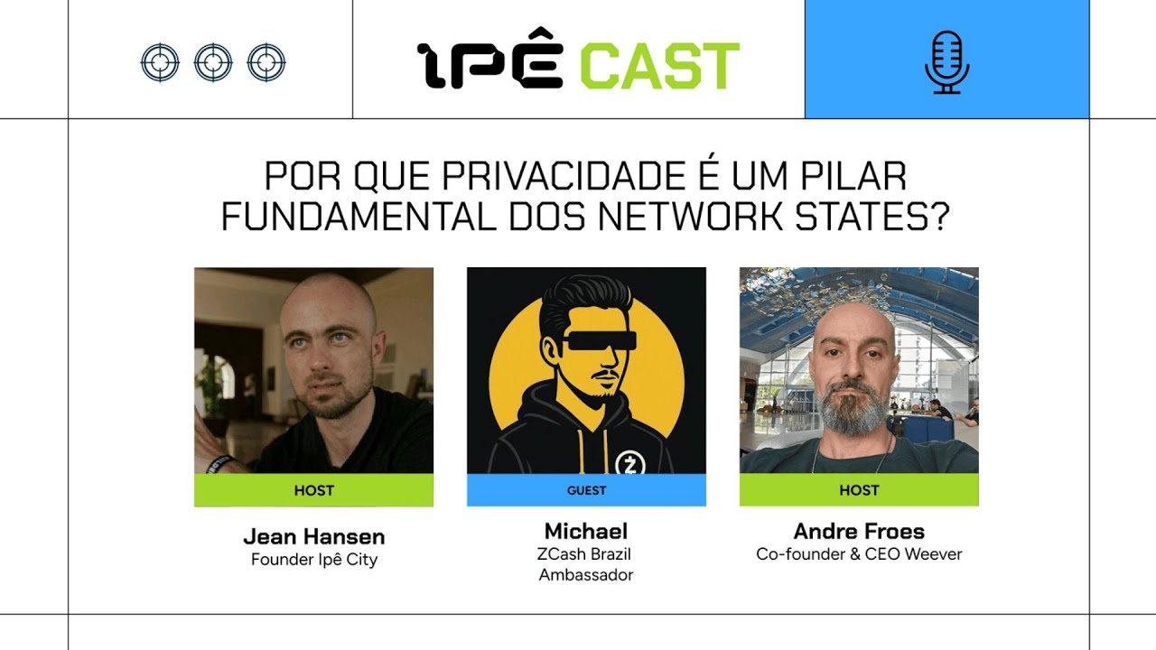 POR QUE PRIVACIDADE É UM PILAR FUNDAMENTAL DOS NETWORK STATES? | IPÊCAST #4