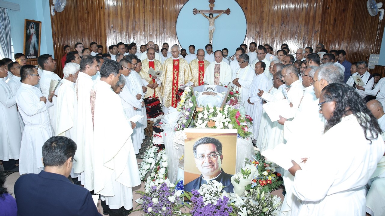 Fr Anand Pereira SJ - Funeral Service @ Ka Rympei Arrupe Jesuit Novitiate on 14 June 2024