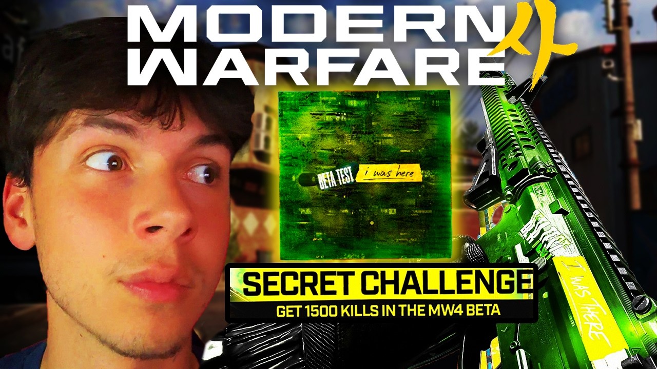 I Unlocked the SECRET CAMO in MW4