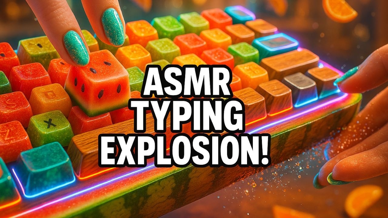 ASMR Typing on Unique Creative Keyboards - Satisfying Sounds! 🎧✨