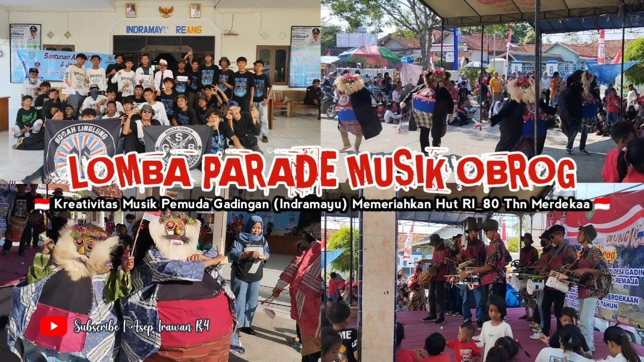 🔴 LOMBA PARADE MUSIK OBROG PART#2 || SPECIAL MEMERIAHKAN HUT RI 80 THN PEMDES GADINGAN (INDRAMAYU) 