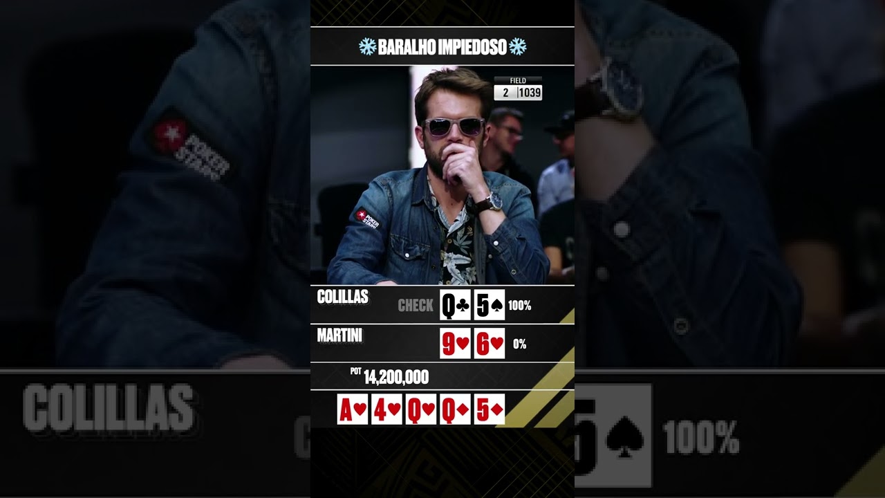 Martini FLOPA um FLUSH 😎 