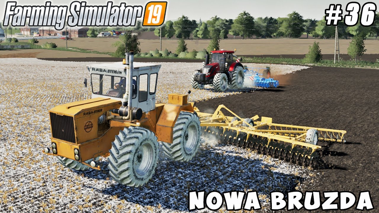 Spreading slurry, liming, cultivation, planting corn | Nowa Bruzda | Farming simulator 19 | ep #35