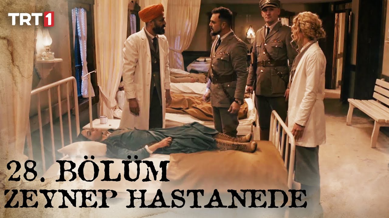 Hamilton, sokakta baygın bulduğu Zeynep'i hastaneye götürüyor. | Mehmetçik Kutlu Zafer 28. Bölüm