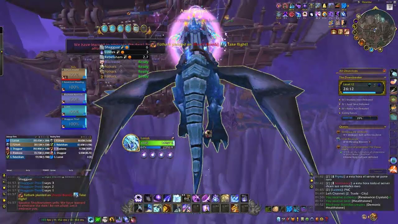Dawnbreaker +12 Arcane Mage PoV