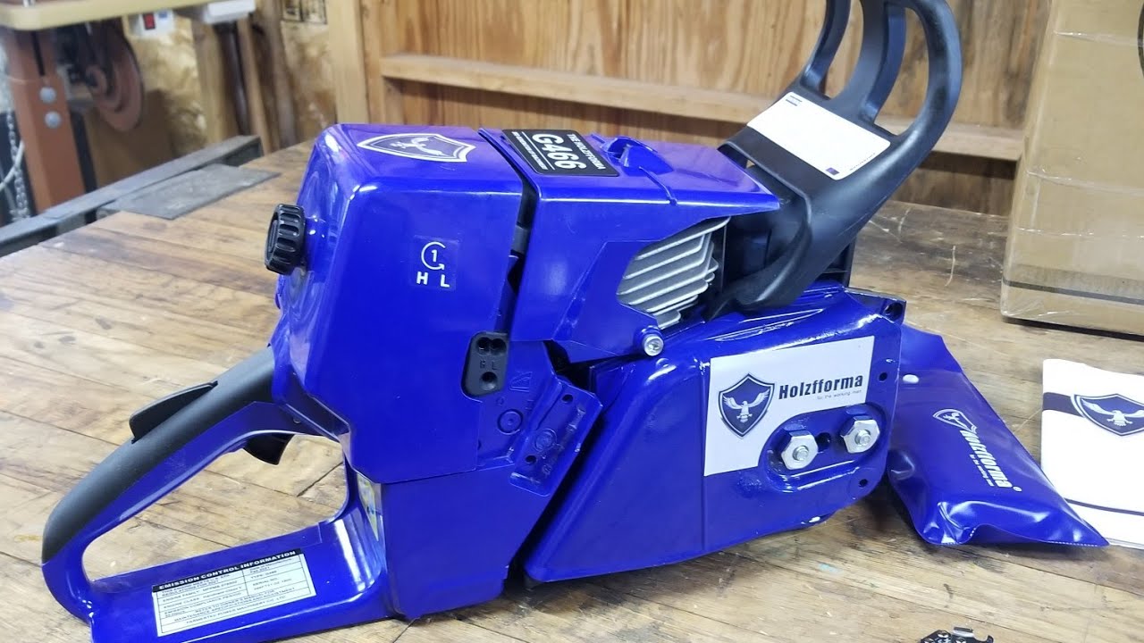 Farmertec Holzfforma G466 (Stihl 460/046) Unboxing, SetUp, First Start up And Cut! Firewood!