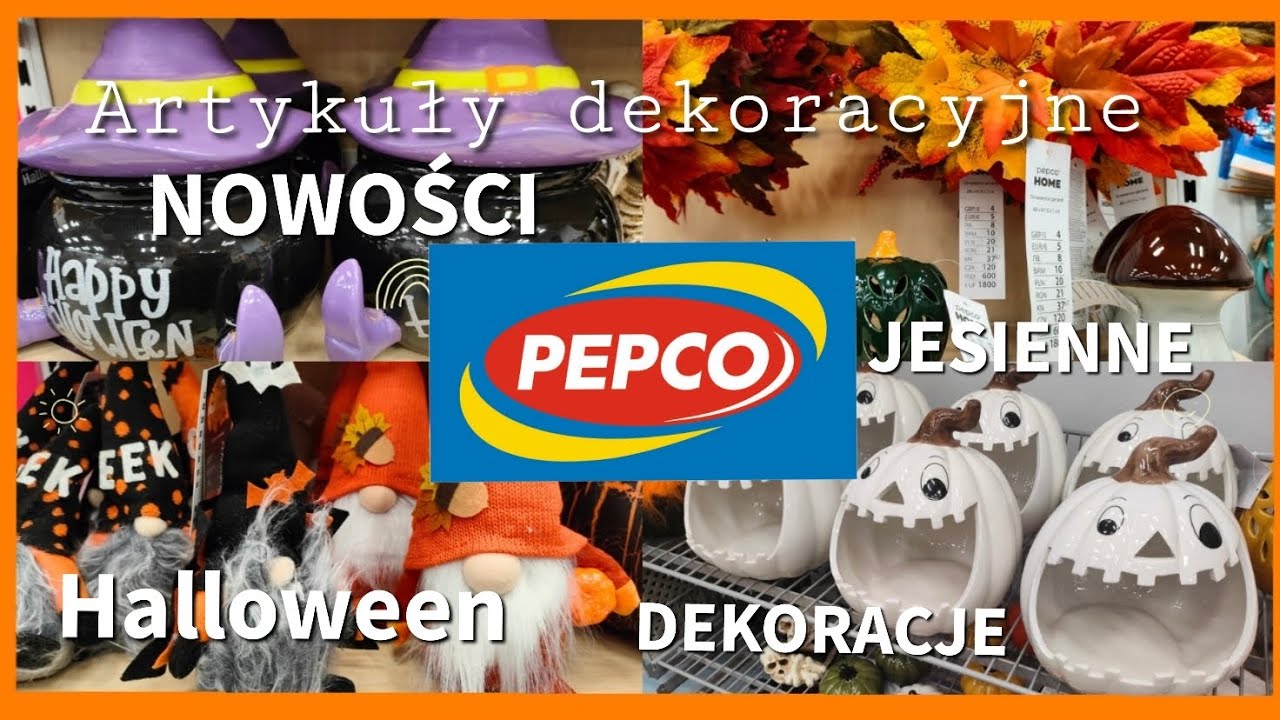 DEKORACJE w PEPCO na HALLOWEEN i na JESIEŃ NOWOŚCI Przegląd sklepów i półek