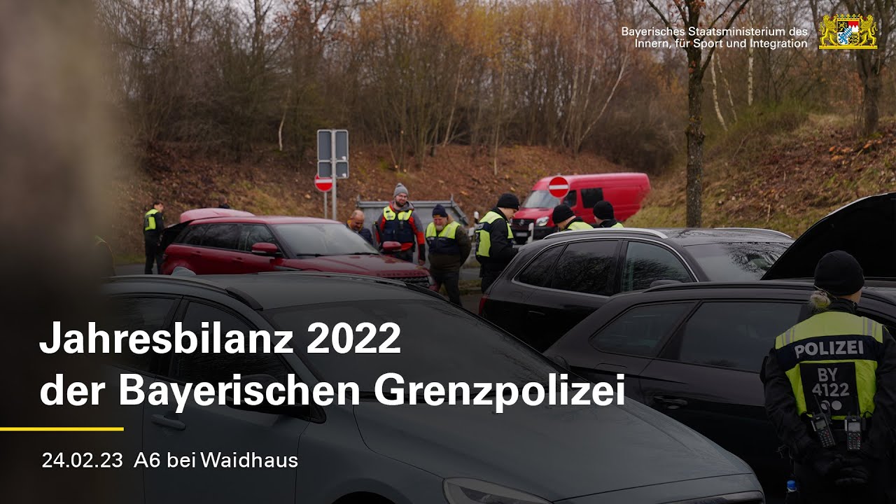 Jahresbilanz 2022 der Bayerischen #Grenzpolizei 👮&zwj;♀️📊👮&zwj;♂️
