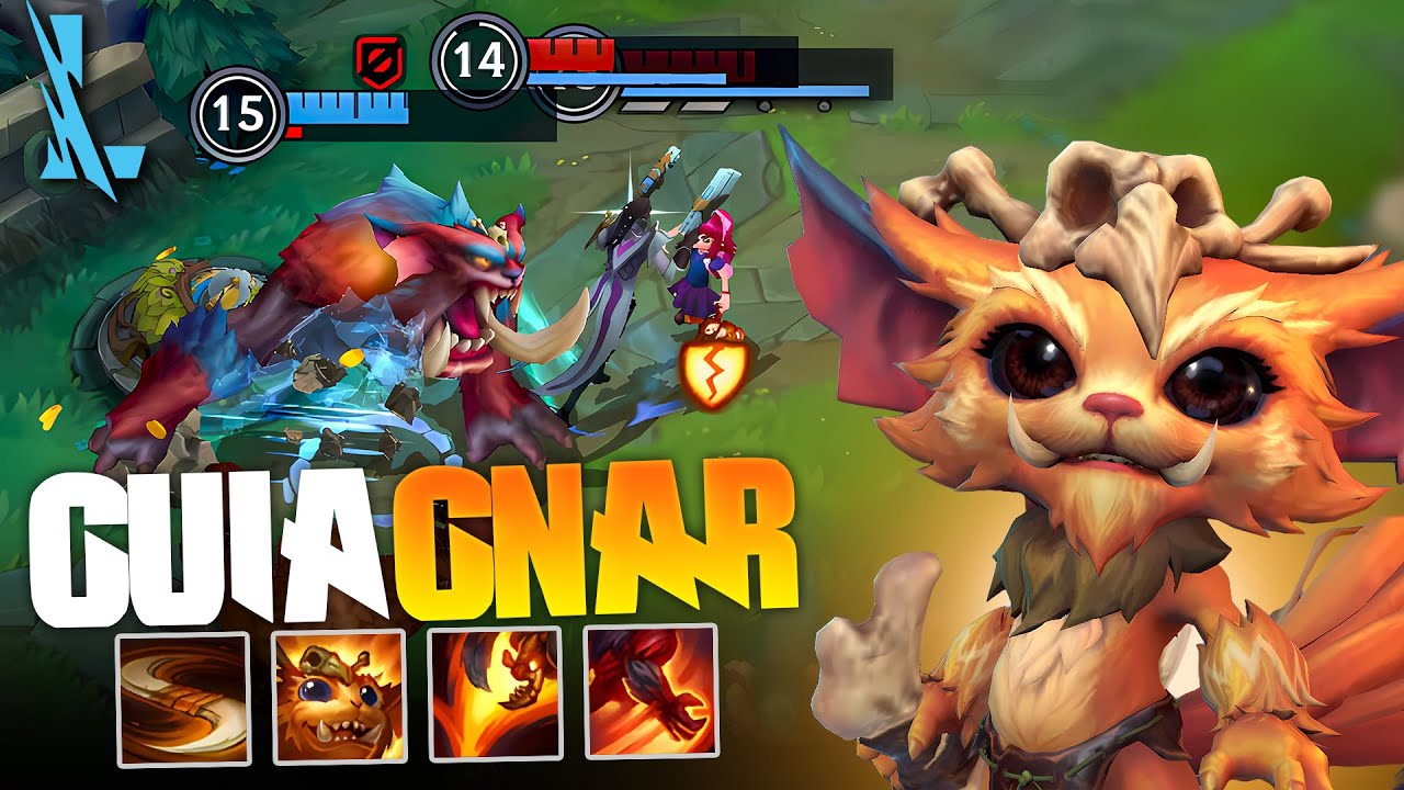 COMO JOGAR DE GNAR NO WILD RIFT! NOVO CAMPEÃO!