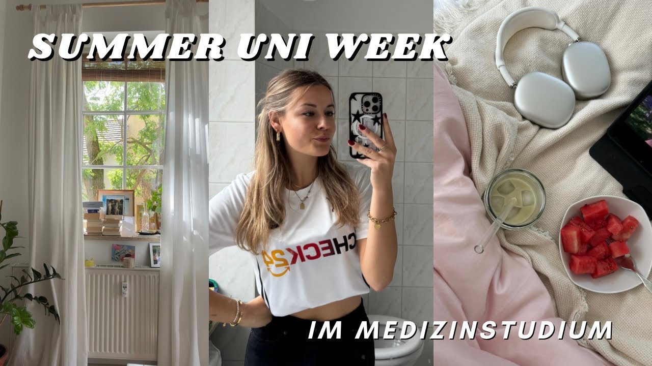 eine Uni Woche im Medizinstudium - Bib, Outfits, Food Inspo, working out, Friends, II Marieke Emilia