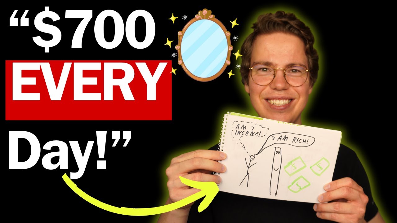 How I Use Mirror Work Affirmations to Manifest $700 a Day (WATCH ME DO IT)