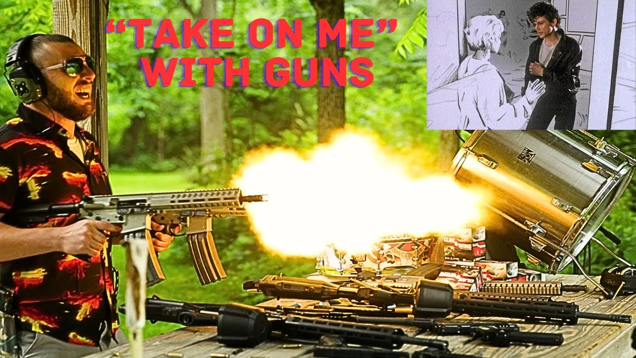 Take on ME - A-ha, WITH GUNS