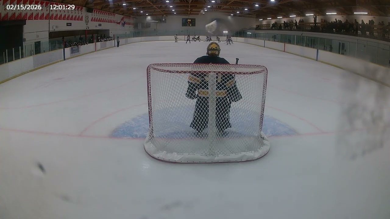 Playoff game 1 U15B Ian vs Flamborough Falcons #2353 Feb 15 26 net cam 3