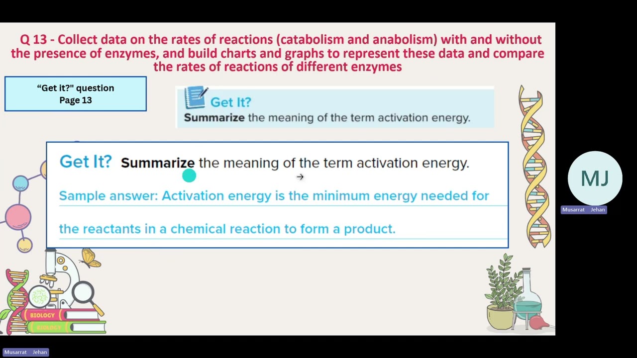 Grade 9 Adv   Biology   EOT1 Review Session   Ms  Musarrat  Part 1