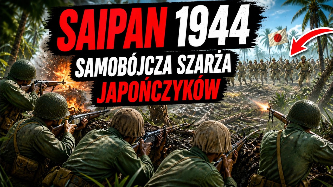 129. Saipan 1944. Krwawe zwycięstwo Amerykan&oacute;w | Kacper Jan Gęsior i K. Kartasiński