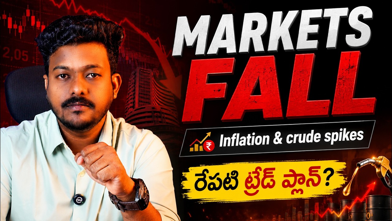 Why Did Nifty Fall Today? | US&ndash;Iran Tensions, Crude Spike & Tomorrow's Trade Plan
