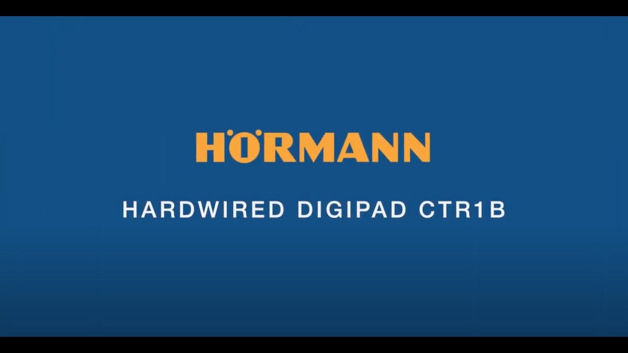 14) Accessories: Hardwired Digipad CTR1 B