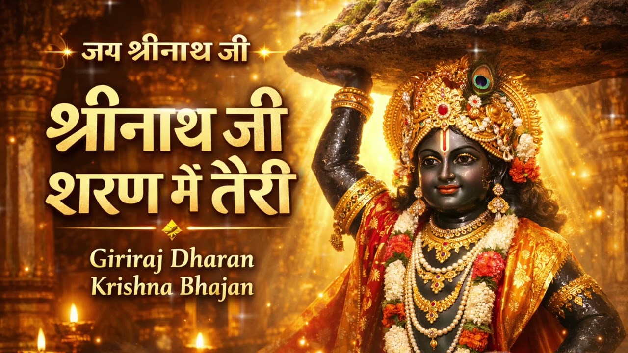 Shree Nath Ji Sharan Mein Teri  | Giriraj Dharan Leela | krishna bhajan